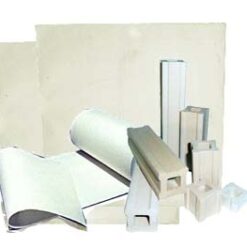 Glass Furniture Kit - Square Shelves, Posts & Ceramic Paper